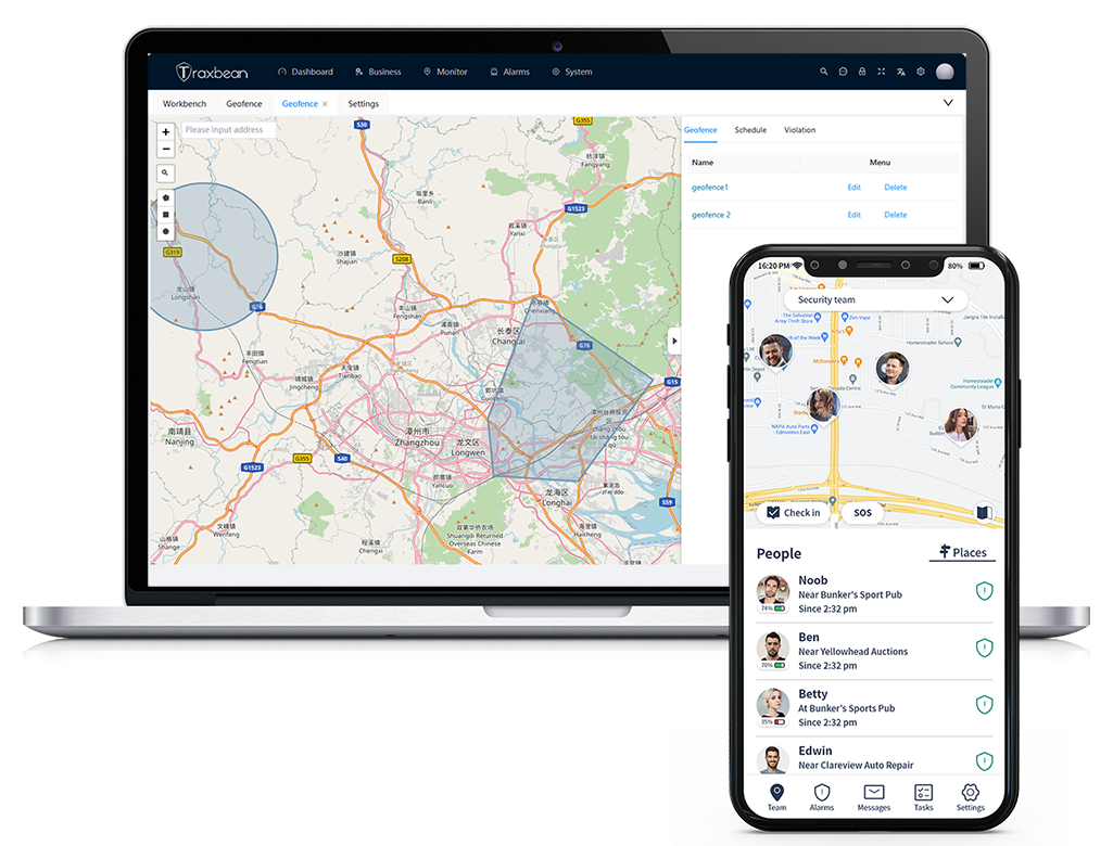 Traxbeanモバイルアプリ